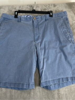 Tommy Bahama Men's Tencel Cotton Stretch Shorts Relax Distressed Blue Size 42